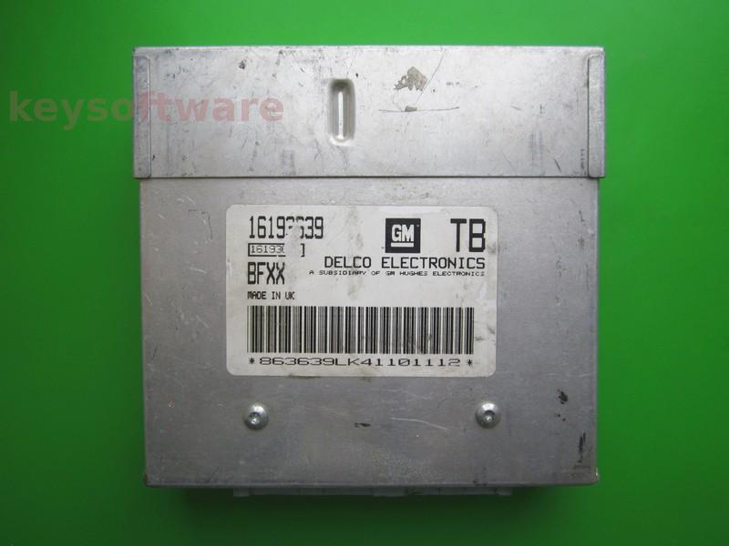 ECU Opel Corsa B 1.2 16193639 BFXX bleu