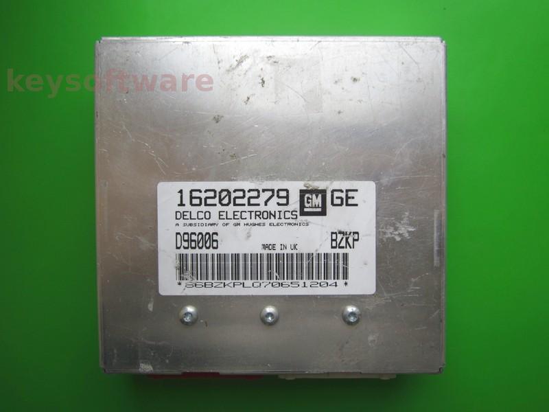 ECU Opel Corsa B 1.4 16202279 GE BZKP X14SZ visiniu alb