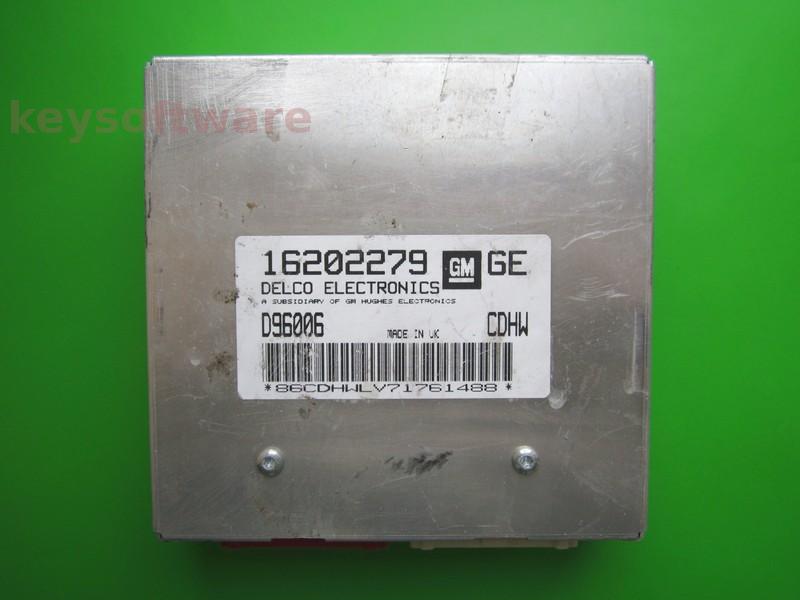 ECU Opel Corsa B 1.4 16202279 GE CDHW X14SZ visiniu alb