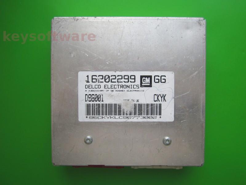 ECU Opel Vectra B 1.6 16202299 GG CKYK X16SZR visiniu alb