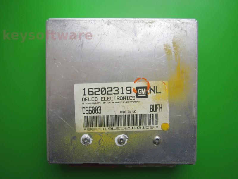 ECU Opel Vectra B 1.6 16202319 NL BUFH X16XEL visiniu alb
