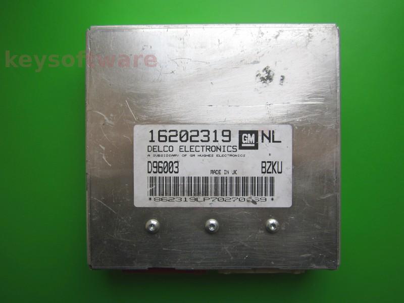 ECU Opel Vectra B 1.6 16202319 NL BZKU X16XEL visiniu alb
