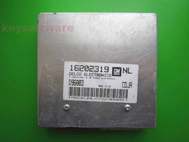 ECU Opel Vectra B 1.6 16202319 NL CDJA X16XEL visiniu alb