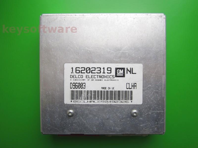 ECU Opel Vectra B 1.6 16202319 NL CLHA X16XEL visiniu alb