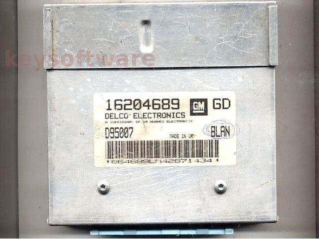 ECU Opel Corsa B 1.2 16204689 BLAN X12SZ bleu