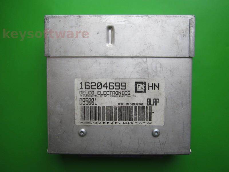 ECU Opel Astra F 1.4 16204699 HN C14SE BLAP mov