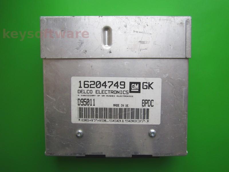 ECU Opel Corsa B 1.4 16204749 GK BPDC negru