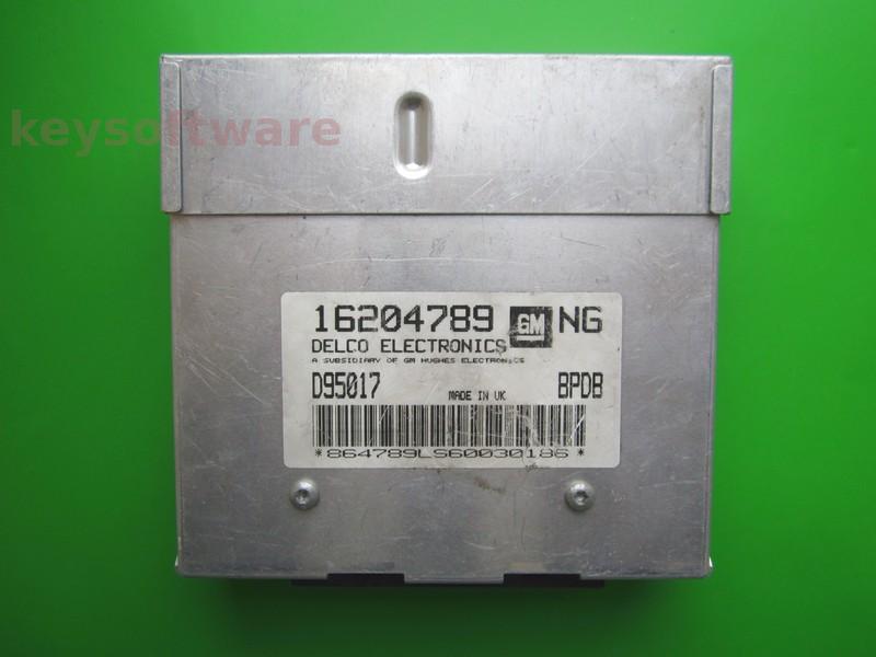 ECU Opel Corsa B 1.4 16204789 NG BPDB C14NZ negru