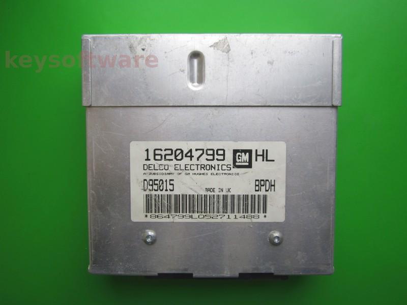 ECU Opel Astra F 1.4 16204799 HL BPDH C14NZ negru