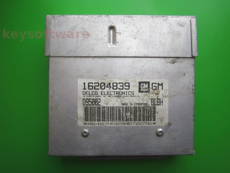 ECU Opel Vectra B 1.8 16204839 GM BLBH mov