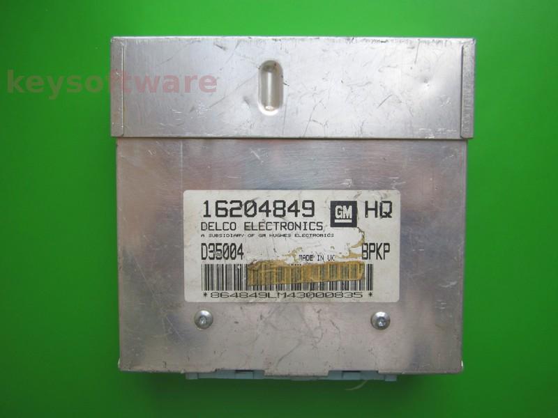 ECU Opel Vectra A 1.6 16204849 HQ BPKP bleu