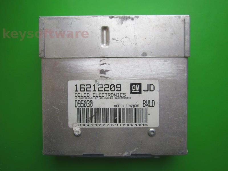 ECU Opel Corsa B 1.2 16212209 BWLD bleu`