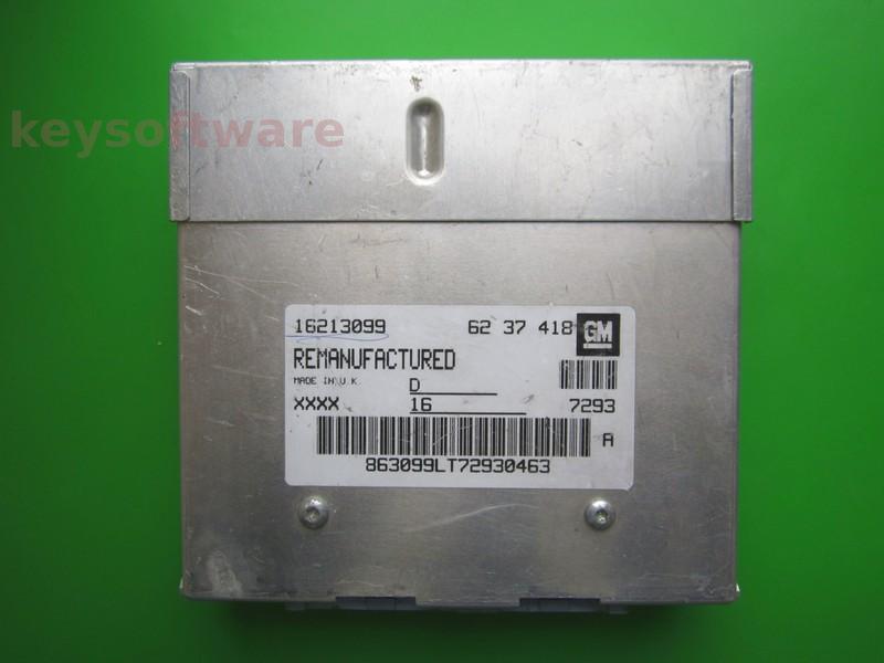 ECU Opel Astra F 1.6 16213099 X16SZ bleu
