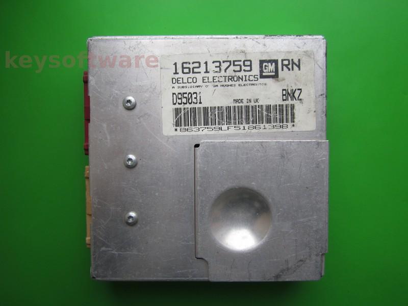 ECU Opel Corsa B 1.4 16213759 RN BNKZ X14XE visiniu crem