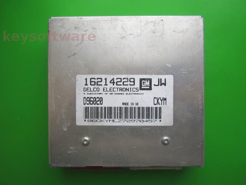 ECU Opel Astra F 1.6 16214229 JW CKYM X16XEL visiniu alb