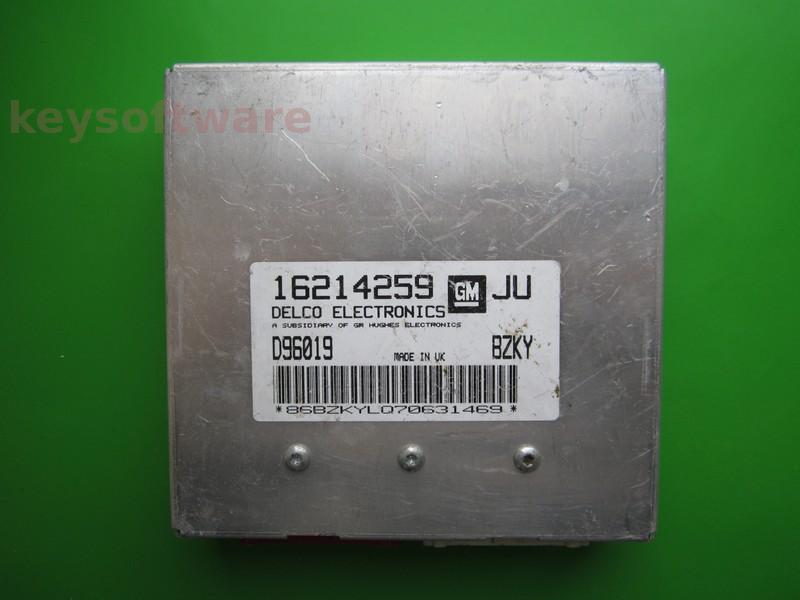 ECU Opel Astra F 1.6 16214259 JU BZKY X16XE visiniu alb
