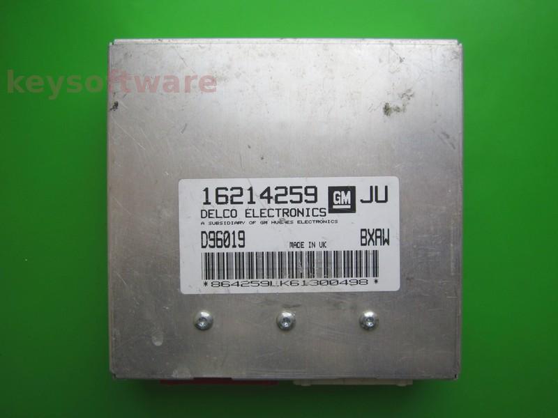 ECU Opel Astra F 1.6 16214259 JU BXAW X16XE visiniu alb