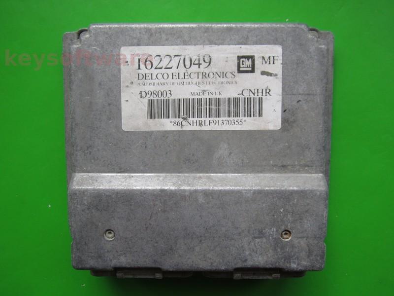 ECU Opel Astra G 1.6 16227049 CNHR X16SZR