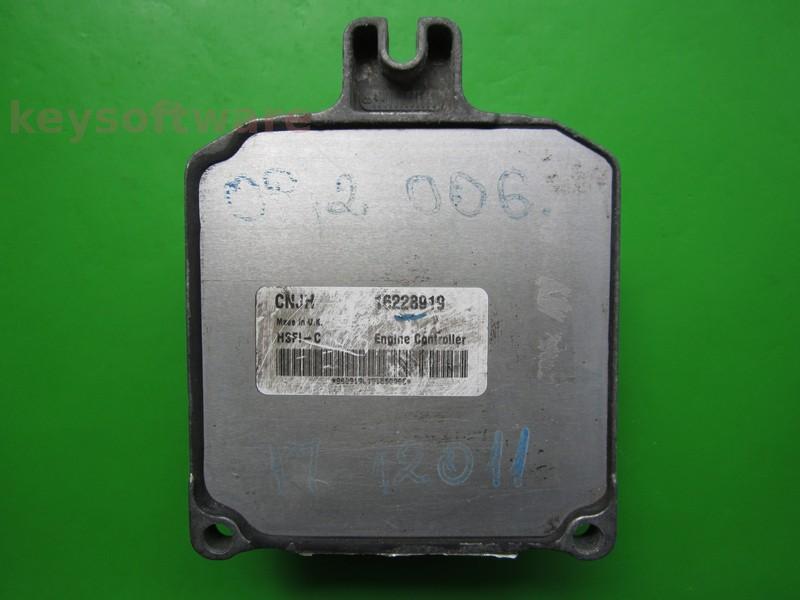 ECU Opel Astra F 1.6 16228919 CNJH X16XEL HSFI-C