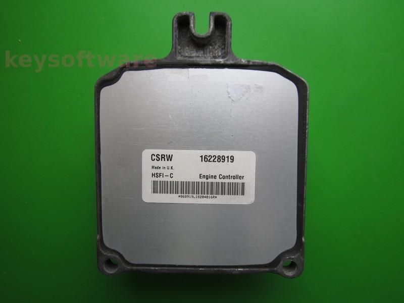 ECU Opel Astra F 1.6 16228919 CSRW X16XEL HSFI-C +