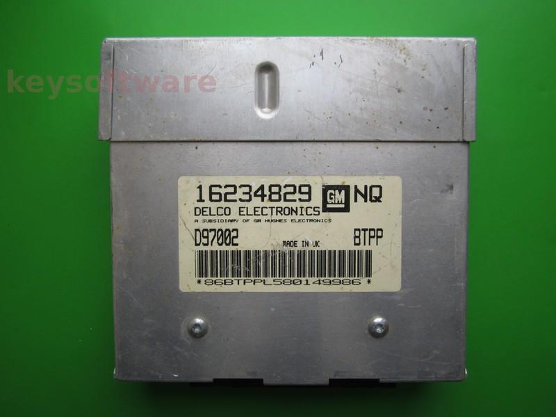 ECU Opel Astra F 1.4 16234829 NQ BTPP negru