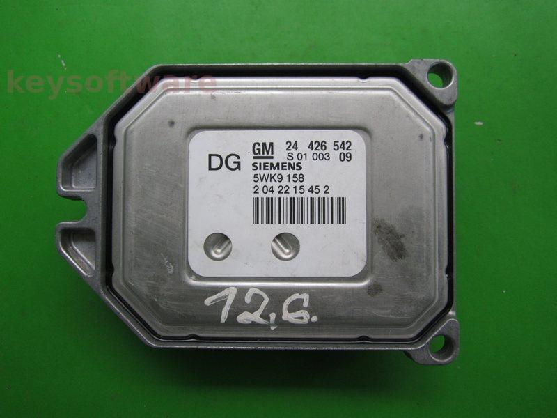 ECU Opel Omega 2.2 24426542 5WK9158 Z22XE Simtec 71 }