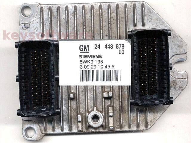 ECU Opel Vectra B 1.8 24443879 5WK9196 Z18XE Simtec 71