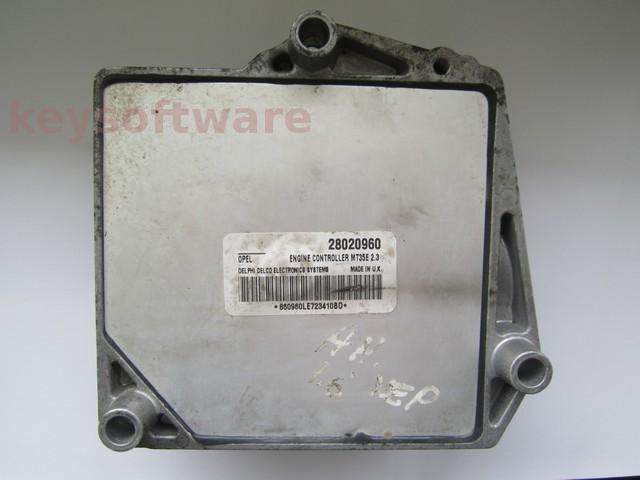 ECU Opel Astra H 1.6 28020960 Z16XEP MT35E 2.3