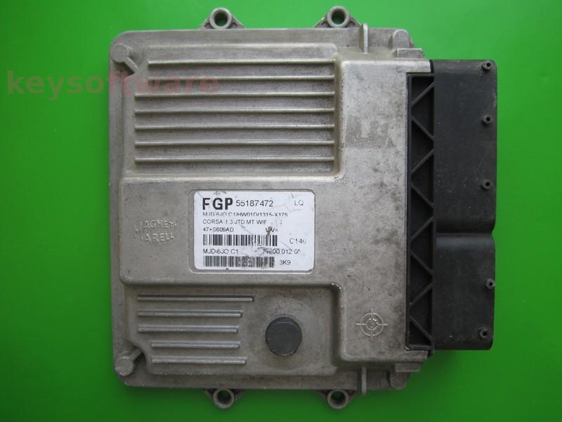 ECU Opel Corsa C 1.3CDTI 55187472 Z13DT 6JO.C1