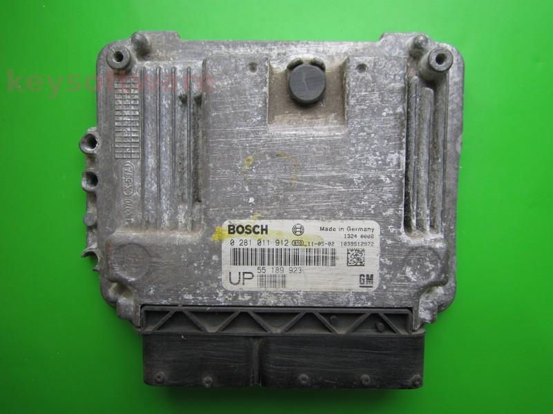 ECU Opel Astra H 1.9CDTI 55189923 0281011912 Z19DT EDC16C9 {+