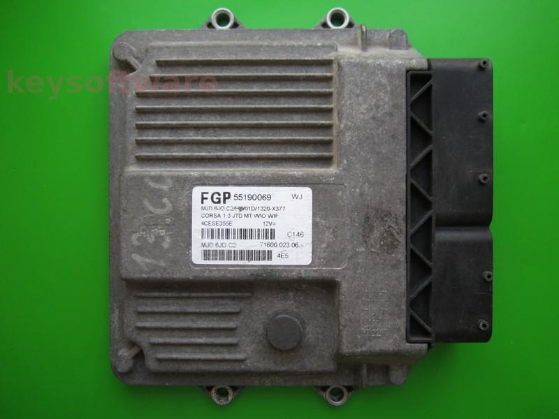 ECU Opel Corsa C 1.3CDTI 55190069 6JO.C2