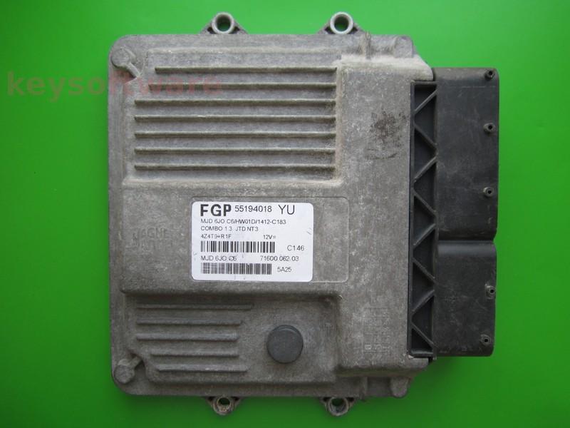 ECU Opel Corsa C 1.3CDTI 55194018 6JO.C6 }