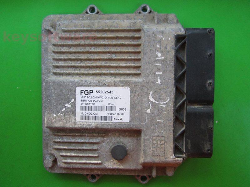 ECU Opel Corsa C 1.3CDTI 55202543 6O2.CM {