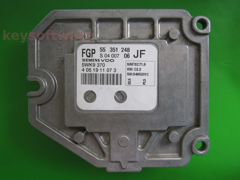 ECU Opel Astra H 1.8 55351248 Z18XE Simtec 71.6