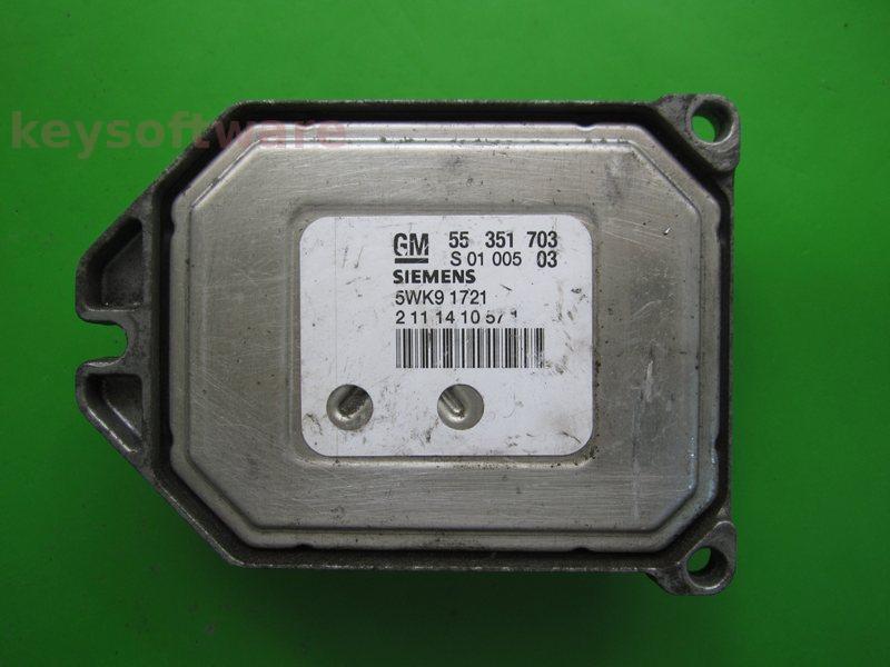 ECU Opel Astra G 1.8 55351703 Z18XE Simtec 71