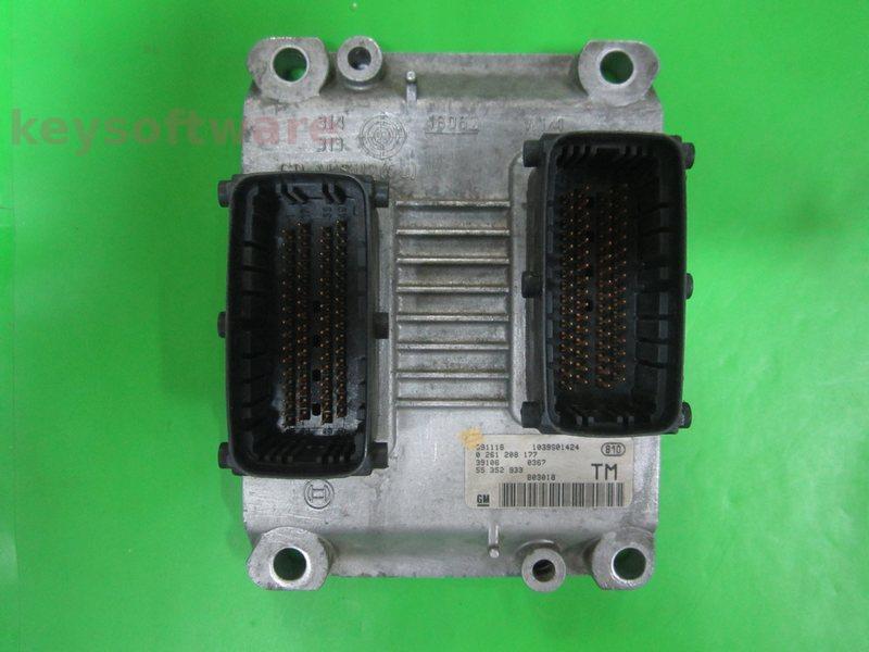 ECU Opel Astra 2.0 55352933 0261208177 ME7.6H4