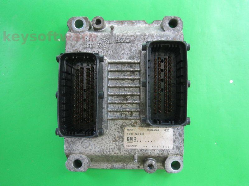 ECU Opel Astra H 1.4 55354334 0261208600 Z14XEP ME7.6.2 {