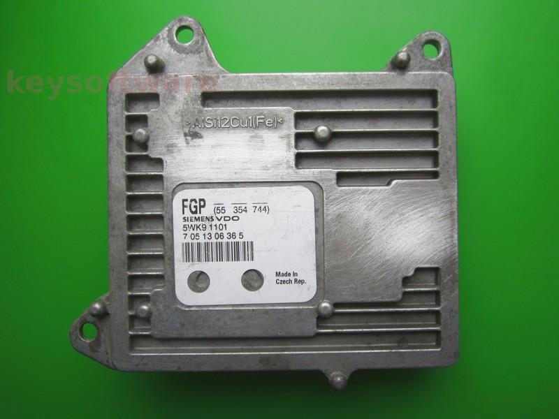 ECU Opel Zafira 2.2 55354744 5WK91101 Simtec 81.1 +
