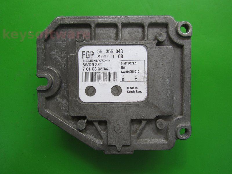 ECU Opel Meriva 1.8 55355043 5WK9380 Simtec 71.1