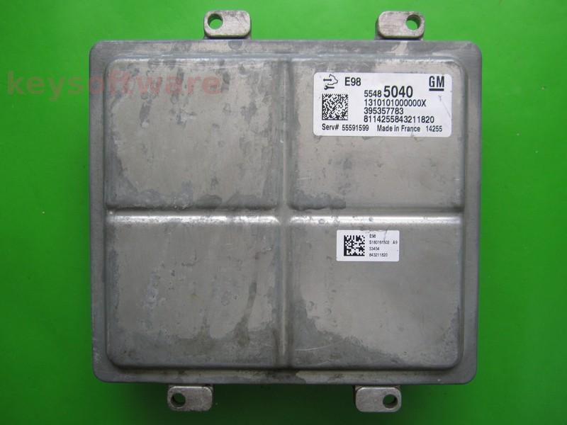 ECU Opel Zafira 1.6CDTI 55485040 S180161502A9 ACDELCO E98