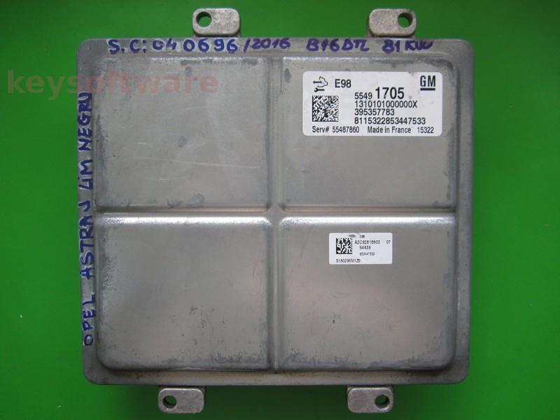 ECU Opel Astra J 1.6CDTI 55491705 ACDELCO E98