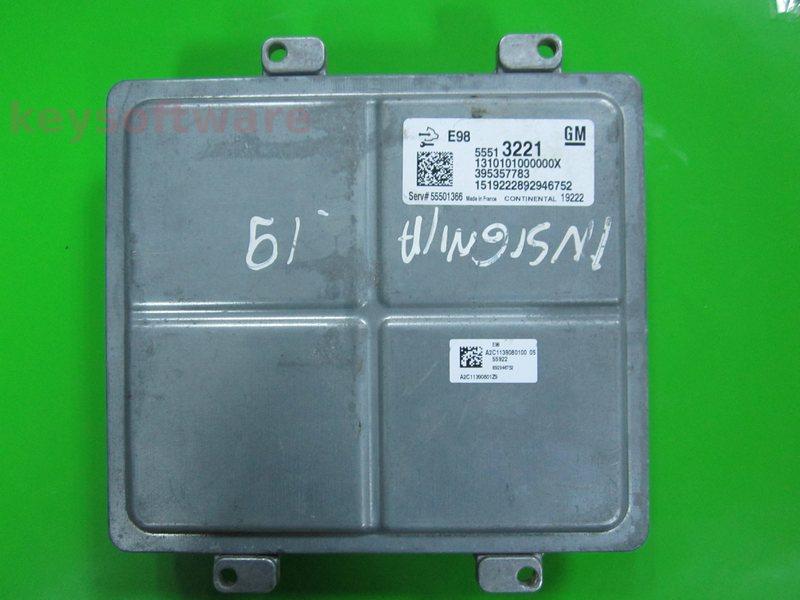 ECU Opel Insignia 1.6 55513221 A2C113908010005 ACDELCO E98
