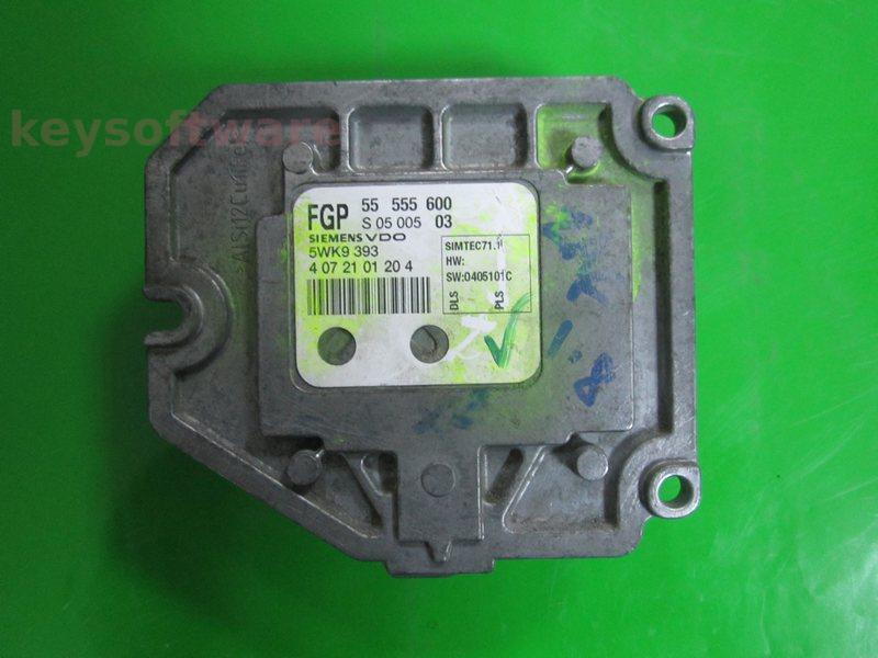 ECU Opel Zafira 1.8 55555600 5WK9393 Simtec 71.1