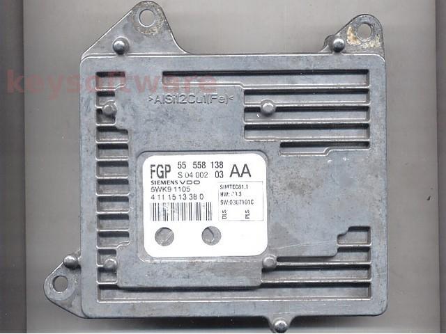 ECU Opel Vectra C 2.2 55558138 5WK91105 Z22YH Simtec 81.1