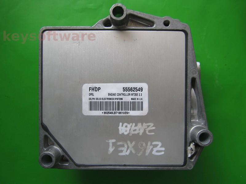 ECU Opel Astra H 1.6 55562549 FHDP Z16XEP MT35E 2.3