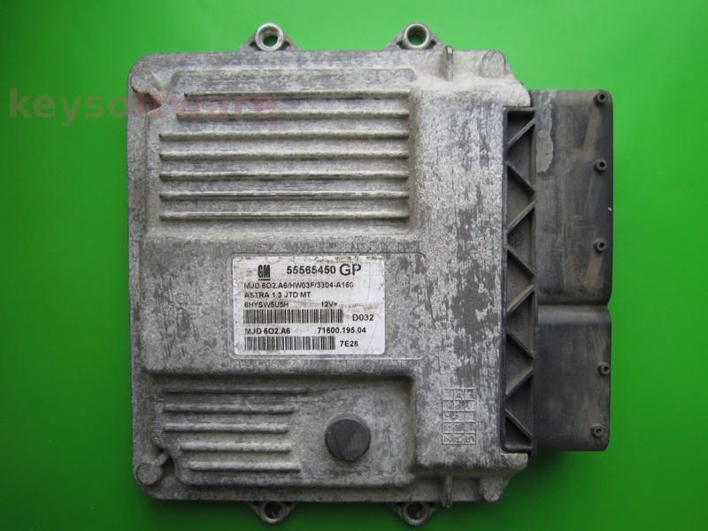 ECU Opel Astra H 1.3CDTI 55565450 Z13DTH 6O2.A6
