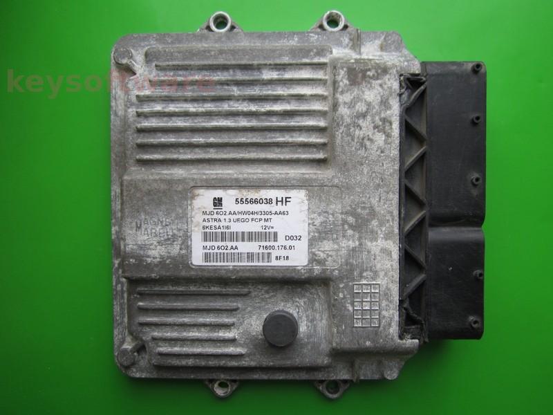 ECU Opel Astra H 1.3CDTI 55566038 Z13DTH 6O2.AA }