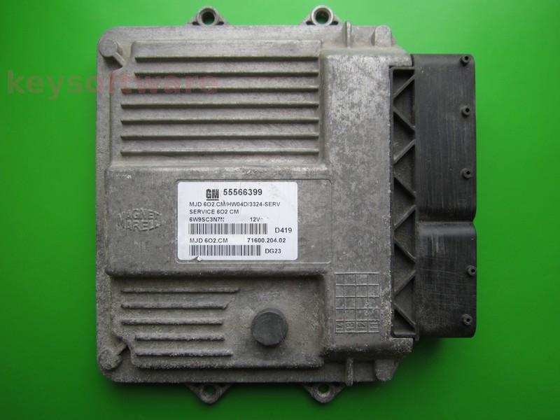 ECU Opel Combo 1.3CDTI 55566399 6O2.CM HW04D {