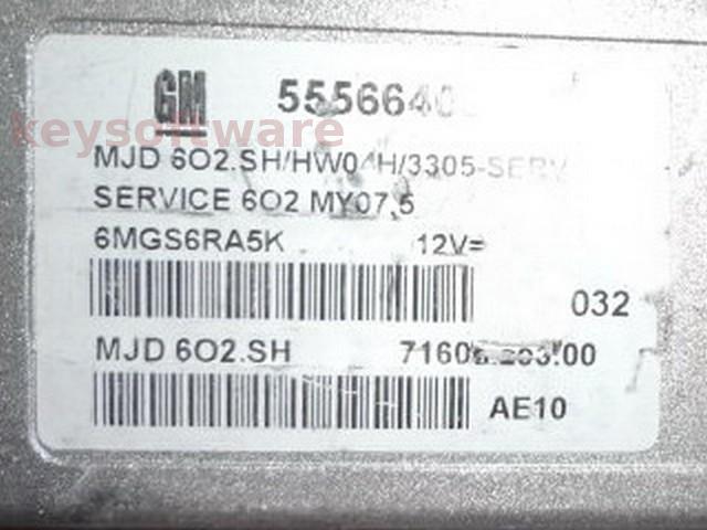 ECU Opel Astra H 1.3CDTI 55566403 6O2.SO {