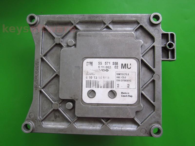 ECU Opel Zafira 1.6 55571558 5WK9464 MU Z16XER SIMTEC 75.5  +